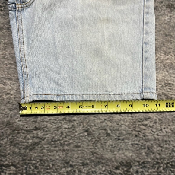 Levi's 505 Denim Shorts Mens 36 Blue Regular Fit Jorts Vintage Y2K - Picture 14 of 14